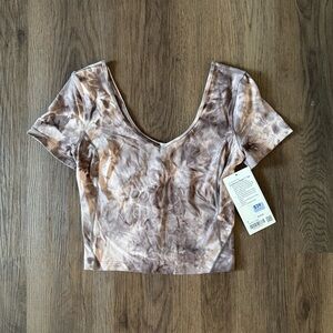 lululemon athletica Tie-Dye Crop Top